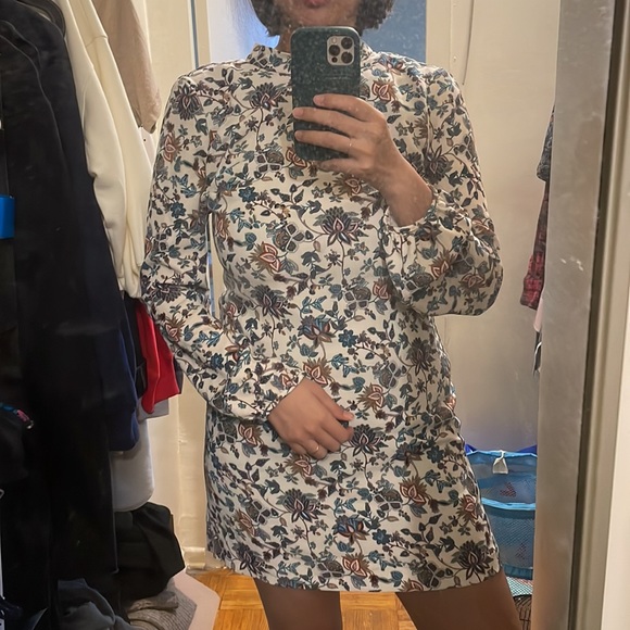 Zara Floral backless Mini Dress - Picture 9 of 9